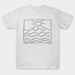 Sunny day on the beach T-Shirt